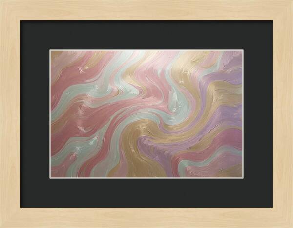 Swirl Of Metallic Paint