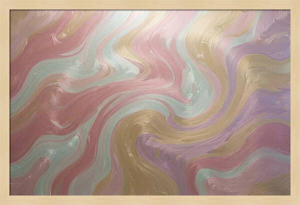 Swirl Of Metallic Paint