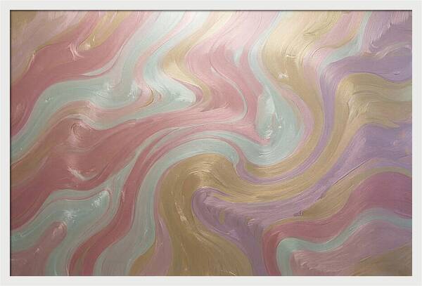 Swirl Of Metallic Paint