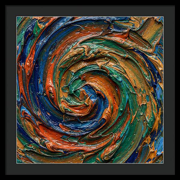 Swirling Colors In Harmony
