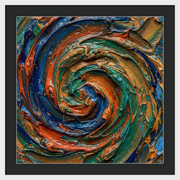 Swirling Colors In Harmony