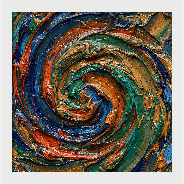 Swirling Colors In Harmony