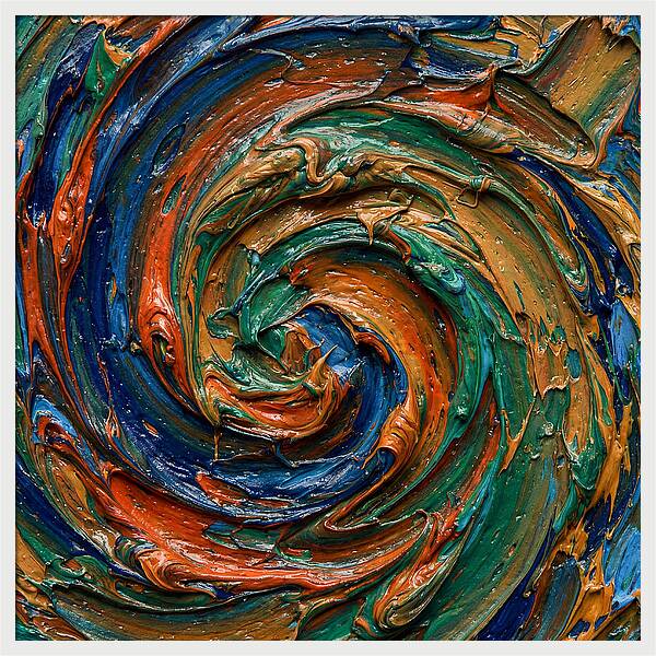 Swirling Colors In Harmony