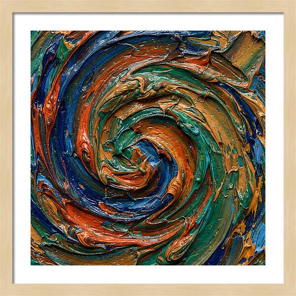Swirling Colors In Harmony