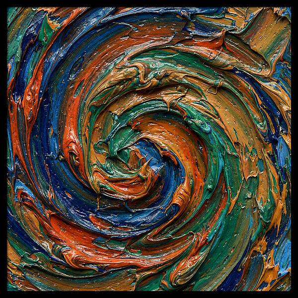 Swirling Colors In Harmony