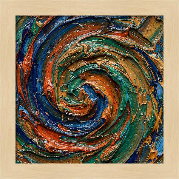Swirling Colors In Harmony