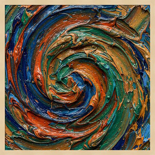 Swirling Colors In Harmony