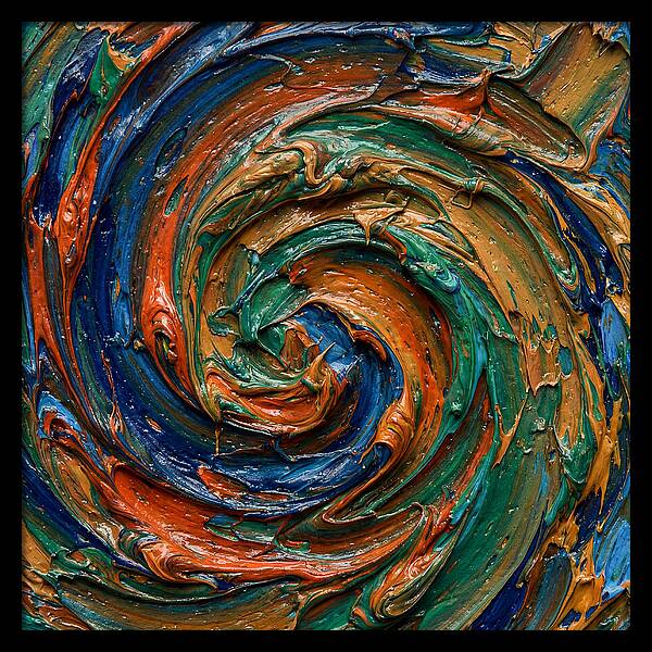 Swirling Colors In Harmony