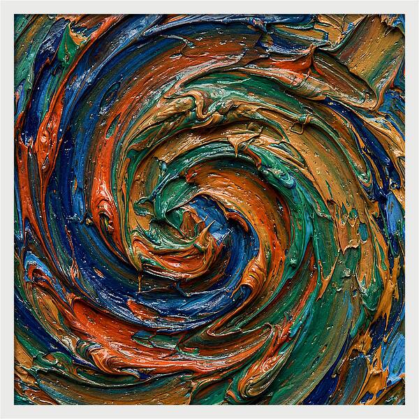 Swirling Colors In Harmony