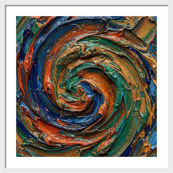 Swirling Colors In Harmony