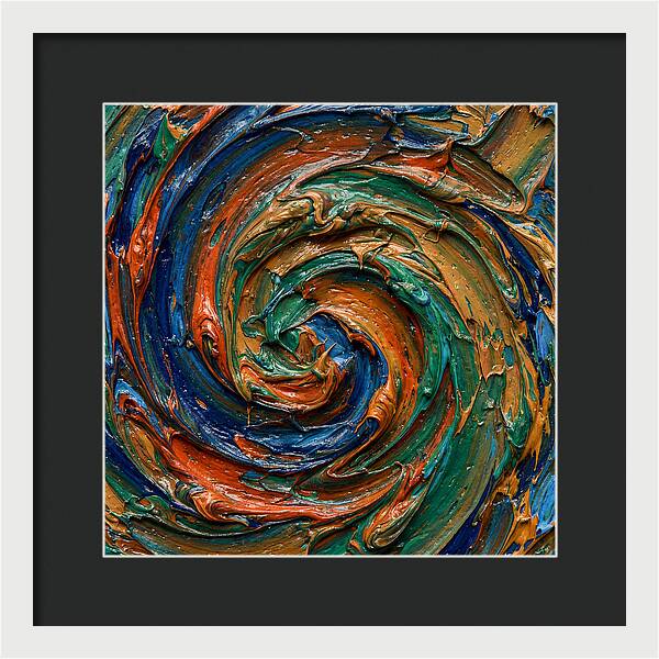 Swirling Colors In Harmony