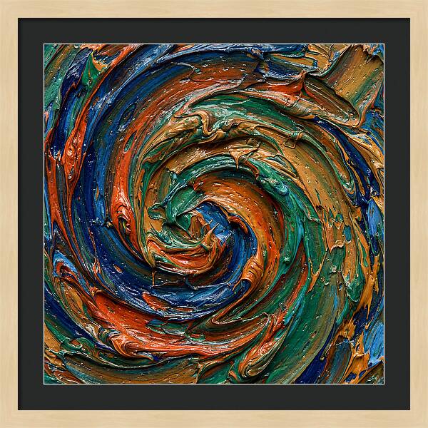 Swirling Colors In Harmony