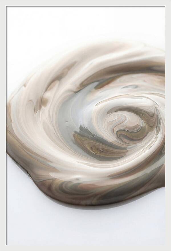 Swirling Shades Of Oil Paint