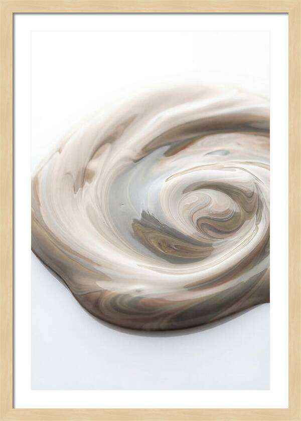 Swirling Shades Of Oil Paint