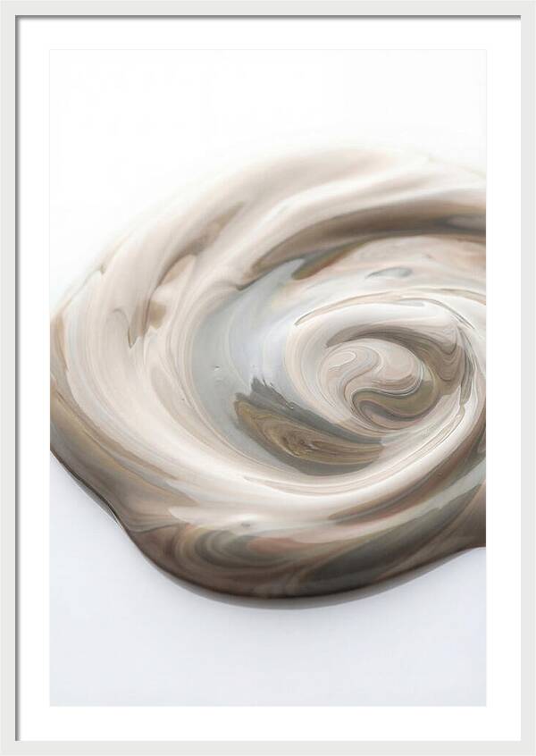 Swirling Shades Of Oil Paint