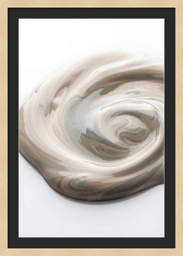 Swirling Shades Of Oil Paint