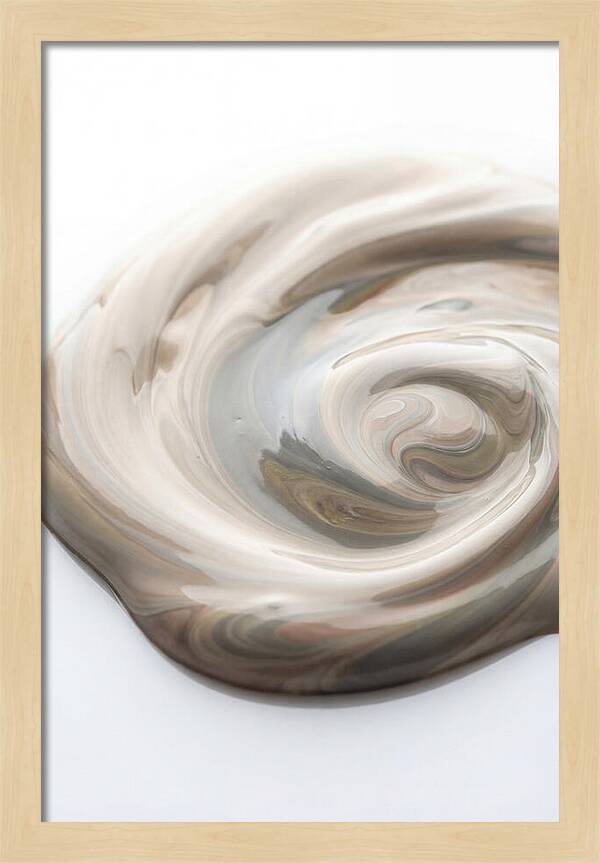 Swirling Shades Of Oil Paint
