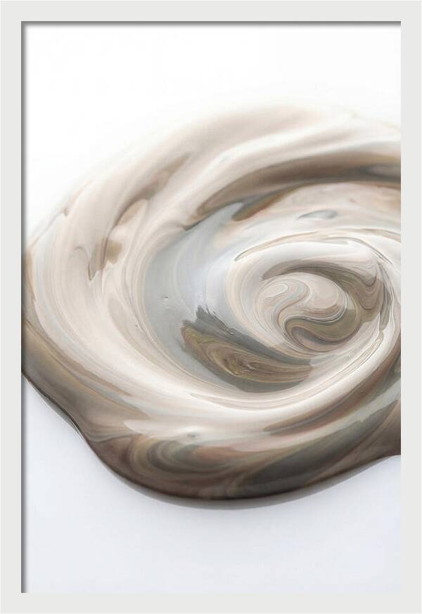 Swirling Shades Of Oil Paint