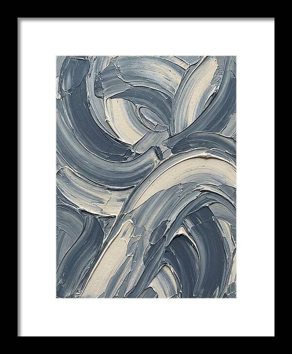 Swirling Waves In Blue