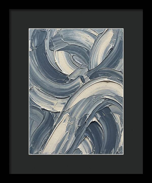 Swirling Waves In Blue