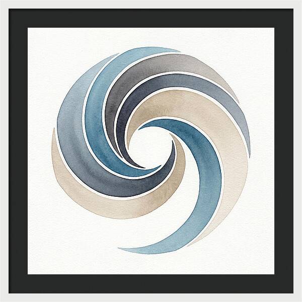 Swirling Waves Of Color