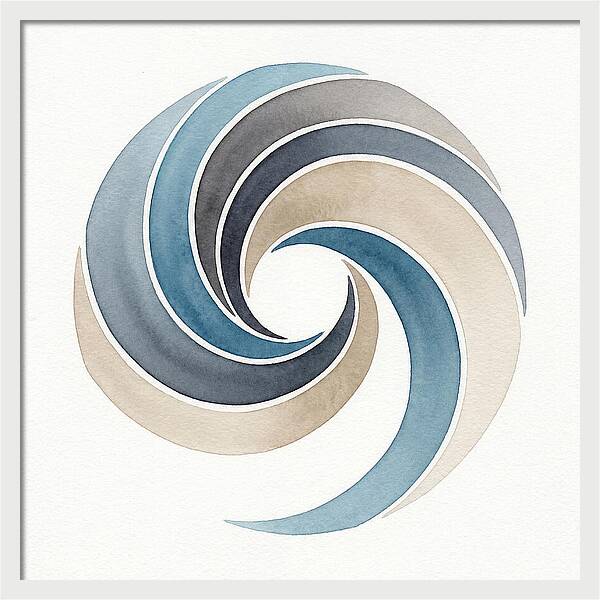 Swirling Waves Of Color