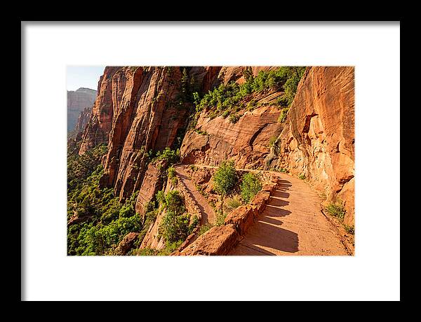 Switchback Trail Through Red Rocks