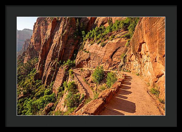 Switchback Trail Through Red Rocks