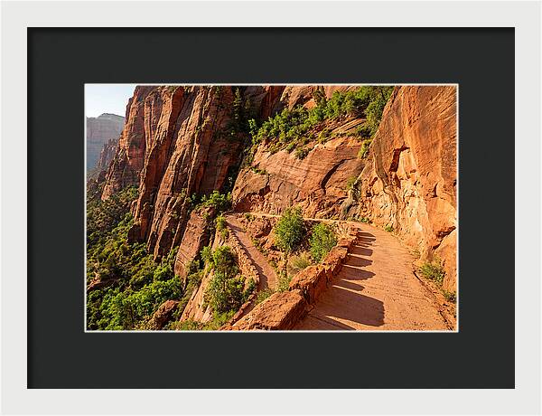 Switchback Trail Through Red Rocks