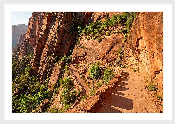 Switchback Trail Through Red Rocks