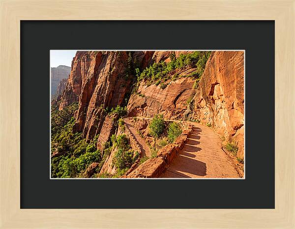 Switchback Trail Through Red Rocks