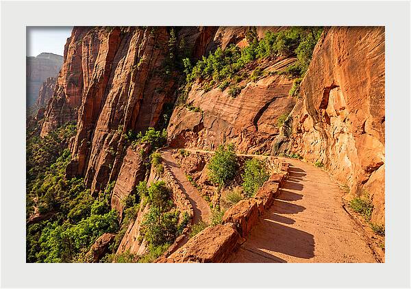 Switchback Trail Through Red Rocks