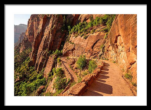 Switchback Trail Through Red Rocks