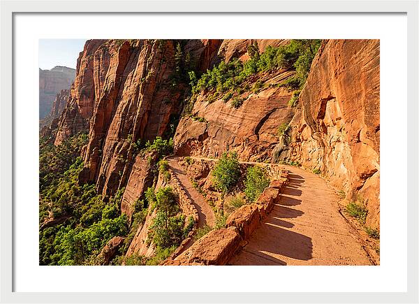 Switchback Trail Through Red Rocks