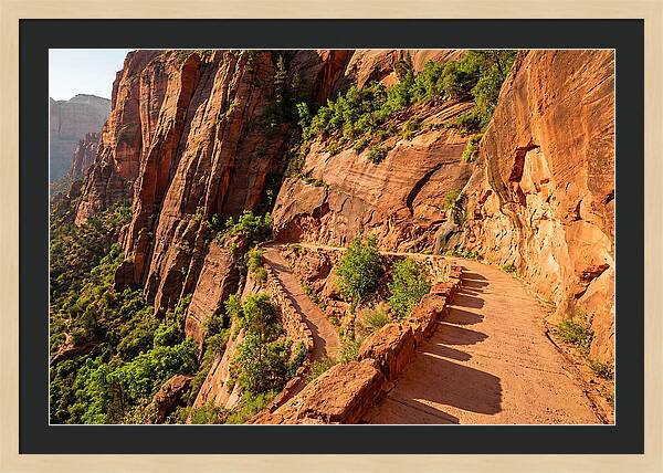 Switchback Trail Through Red Rocks