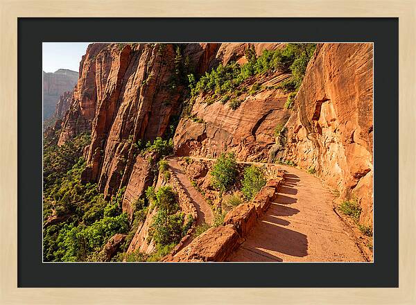 Switchback Trail Through Red Rocks