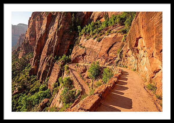 Switchback Trail Through Red Rocks