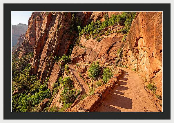 Switchback Trail Through Red Rocks