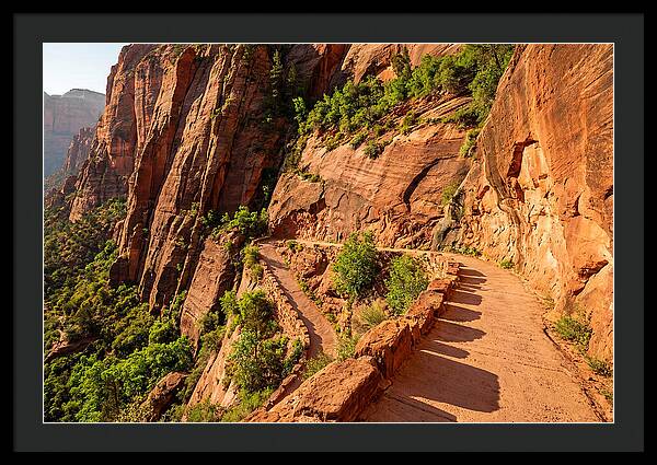 Switchback Trail Through Red Rocks