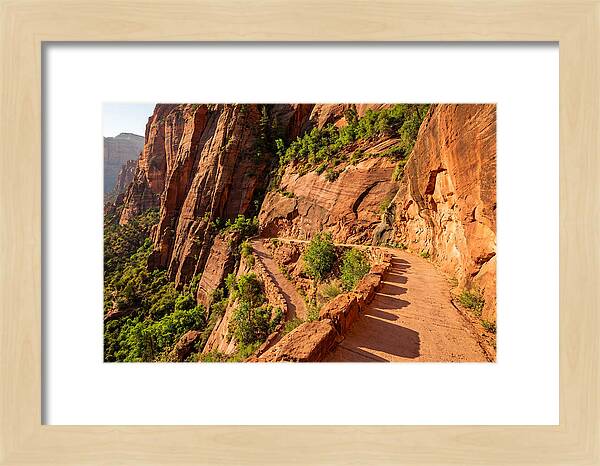 Switchback Trail Through Red Rocks