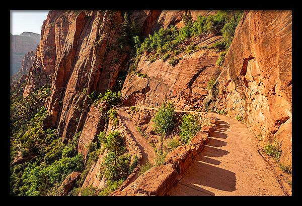 Switchback Trail Through Red Rocks