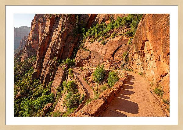 Switchback Trail Through Red Rocks