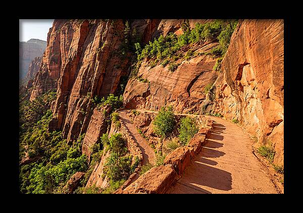 Switchback Trail Through Red Rocks