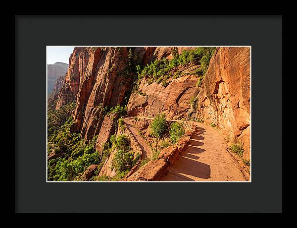 Switchback Trail Through Red Rocks