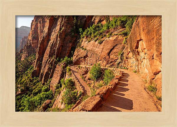 Switchback Trail Through Red Rocks