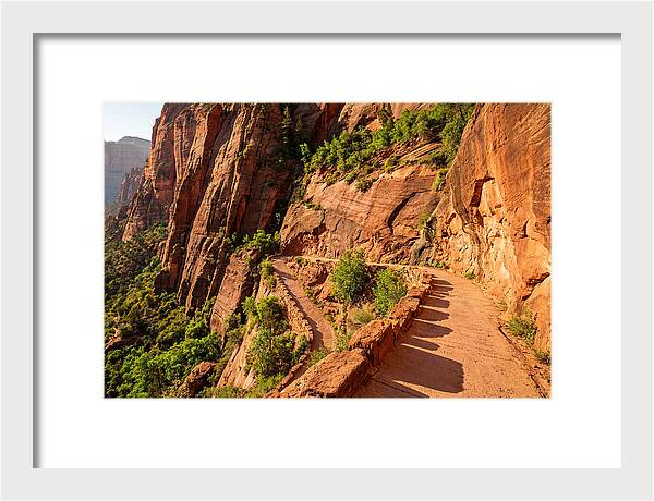 Switchback Trail Through Red Rocks
