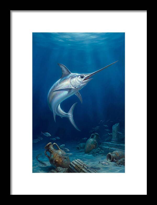 Swordfish Beneath The Waves