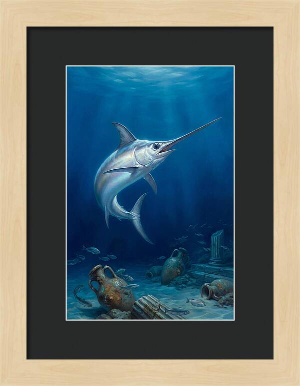 Swordfish Beneath The Waves