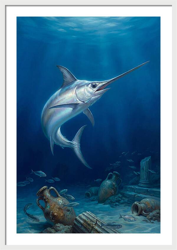 Swordfish Beneath The Waves