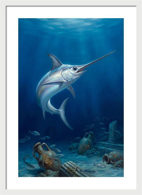 Swordfish Beneath The Waves